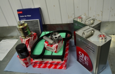 Комплект запчастей и ремень ГРМ Прадо 150