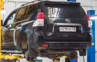 Замена тормозных колодок Тойота Прадо 150 (подробные фото и видео)