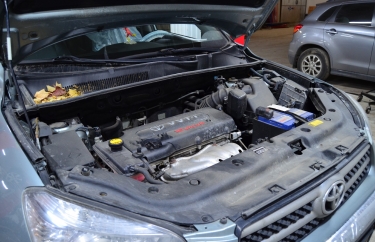 Тойота Рав 4 ТО и ремонт подвески (подробные фото)