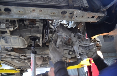 Установка коробки