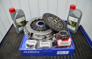 Необходимые запчасти для замены сцепления робот Тойота